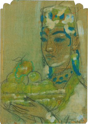 Ахмаров Чингиз Габдурахманович. Девушка с фруктами